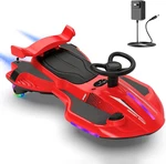 12V Electric Wiggle With Pedal For Kids, Rechargeable Swing Car, Drif. Fixed Price $252.48.