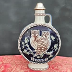 Goebel First Edition Bavarian Owl Decanter 1980 With Box And Cert.. Fixed Price $50.00.
