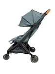 Uppababy Minu V3 Travel Stroller, Dillan Stone Blue/carbon Frame/sand Leather. Fixed Price $399.95.
