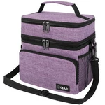 Double Deck Lunch Bag Dual Compartment For Women Work Office Insulated. Fixed Price $17.99.