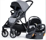 Chicco Corso Travel System W/ Keyfit Max Car Seat, Black/gray, 5-POINT. Fixed Price $500.00.