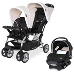 Baby Trend Sit Stand Double Stroller 2 Infant Car Seat Combo. Fixed Price $345.99.