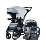 Chicco Bravo Cleartex Trio Travel System - Atlas New, Creased Box, Warranty. Fixed Price $479.99.