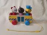 Wooden Vilac Coach Pull/push/puzzle String Toy France. Fixed Price $18.00.