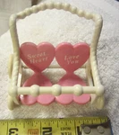 1989 Ad Galoob So Small Babies Rosie Stroller Heart Cart Sweet Love Acc, Toy Vtg. Fixed Price $8.05.