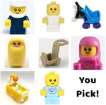 Lego Baby Minifigure & Accessories Crib, Stroller, Infant - 100% Authentic. Fixed Price $7.99.