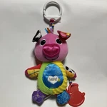 Lamaze Baby Plush Pig Squeeze Toy Olly Oinker Sensory Development Clip-on Euc. Fixed Price $12.99.