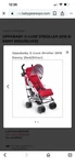 Uppababy G-lite Denny Umbrella Single Seat Stroller. Fixed Price $70.00.