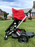 Bugaboo Cameleon 3 Stroller + Free Apron. Red. Fixed Price $180.00.
