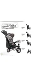 Smartrike 5 1 Modular Toddler Stroller Tricycle With Handed Steering, Black. Fixed Price $99.00.