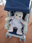 1985 Mattel My Child Doll & Aprica Stroller Brown Hair/ Eyes 2 Outfits Shoes. Fixed Price $199.98.