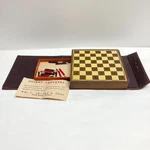 Vtg Drueke Book Shelf Game Wooden Peg Travel Checkers Complete Instruc Vol 101. Fixed Price $14.99.