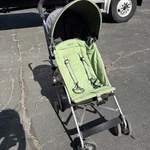 Maclaren Quest Gray Green Stroller Lightweight Folding Hood Canopy Basket Single. Fixed Price $30.00.