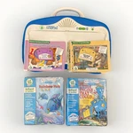 Leap Frog Little Touch Baby Pad System Green Pillow & 4 Bks Engine. Fixed Price $64.98.