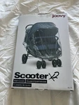 New Joovy SCOOTERX2 Stroller Rain Cover Clear Travel Shield 9019. Fixed Price $18.00.