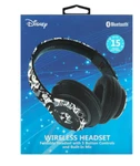 Disney Mickey Mouse Foldable Bluetooth Over-ear Headphones, Black/white/gray. Fixed Price $19.95.