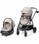 Maxi-cosi Zelia Luxe Travel System New Hope Tan Brand Creased Box. Fixed Price $449.99.