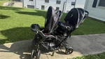Baby Trend Sit Stand Double Stroller Cup Holders Easy Fold New- Onyx- Read. Fixed Price $138.00.