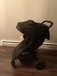 Baby Jogger Black Single Stroller, Adjustable Handles, 3-WHEEL, Infant Toddler. Fixed Price $72.00.