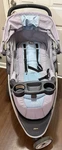 Chicco Viaro Single Stroller Gray/blue W Canopy Hood, Basket & Cup Holder. Fixed Price $69.99.