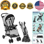 Ultra Lightweight Toddler Stroller With Reclining Seat & Large Storage Basket. Fixed Price $160.64.
