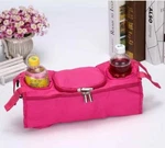 New Pink Mountain Buggy Baby Child Stroller Cup Holder Organizer Wipes Diaper. Fixed Price $15.99.