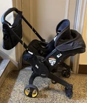 Doona Infant Stroller 2025 Black Yellow + Insert. Fixed Price $249.00.