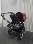 Bugaboo Donkey Duo Double Seat Stroller Black. Fixed Price $350.00.