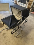 British Silver Cross Baby Carriage Stroller Pram. Fixed Price $1800.00.