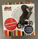 Rain Cover Jolly Jumper Weathershield For Jogger Strollers, Clear.. Fixed Price $19.99.