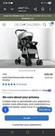 Jeep Unlimited Reversible Handle Stroller Gray Single Seat. Fixed Price $65.00.