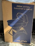 Nuna Mixx Bassinet + Stand Caviar Series. Fixed Price $429.99.
