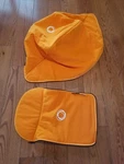 Bugaboo Cameleon Tailored Fabric Set Orange Fleece Canopy + Bassinet Apron. Fixed Price $49.99.