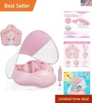 With Canopy,infant Pool Safety Seat,baby Swimming Float.... Fixed Price $61.30.