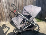 Phil & Teds Voyager Stroller Double Kit Grey Marl. Used, In Great Condition. Fixed Price $300.00.