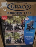 New Graco READY2GROW Lx 2.0 Double Stroller Features Bench Seat Standing.... Fixed Price $249.99.