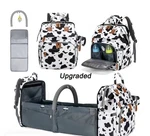 Cow Print Diaper Backpack, Large Baby Bags For Boys Girls,. Fixed Price $17.77.