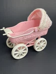 1998 Mattel Barbie Kelly Doll Tiny Steps Pink Baby Buggy Carriage Stroller. Fixed Price $15.99.