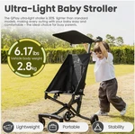Ultra Lightweight Travel Stroller For Baby 6-36 Months Compact Folding. Fixed Price $53.99.