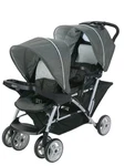 Graco Duoglider Double Stroller Glacier-brand New Sealed Factory Box. See Pic.. Fixed Price $375.00.