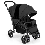 Costway Double Stroller Foldable Twin Baby Lightweight Travel Black. Fixed Price $189.99.