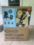 Graco Modes Pramette Dlx Travel System With Snugride Snuglock 35 Car Seat. Fixed Price $300.00.