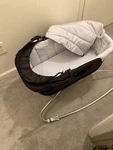 Orbit Baby Black And Grey G3 Bassinet. Fixed Price $250.00.