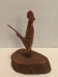 Mountain Handicraft Carved Folk Art Chicken Rooster Figure Vintage. Fixed Price $8.50.