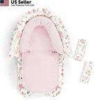 Baby Car Seat Head Support Newborn 2 1 Stroller Body Cushion Pink Floral. Fixed Price $34.02.