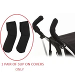 Black Slip On Soft Grips Covers For Summer Infant Handlebar Stroller Frame Baby. Fixed Price $10.99.