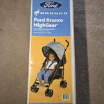 Bright Starts Ford Bronco Highgear Stroller - Area 51 Blue/green. Fixed Price $99.99.