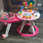 Pink Baby Activity Center With Interactive Toys And Seat For Infant Toddler. Fixed Price $60.00.