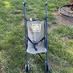 Vintage Toddler Toy Tollytots Graco Stroller For Baby Dolls Blue Plaid Bear. Fixed Price $24.95.