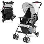 Lightweight Stroller Compact Toddler Adjustable Canopy Backrest Storage Basket. Fixed Price $110.99.